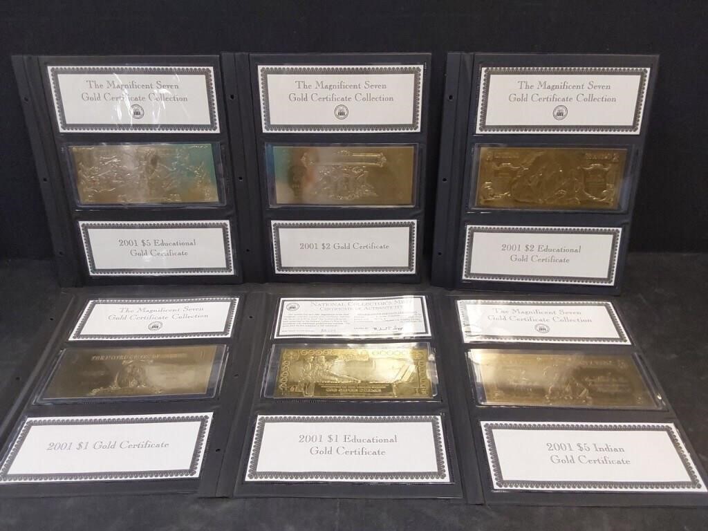 GOLD CERTIFICATE COLLECTION