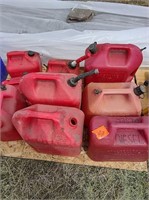 Red gas cans