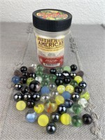 Lot of Vintage Classic Glass Marbles