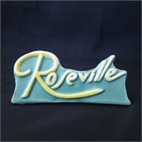 Roseville Pottery Counter top Sign