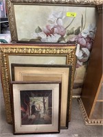 LARGE LOT OF MIXED WALL DECOR ART