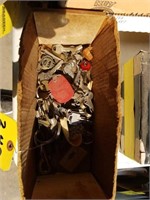 Box of assorted keys