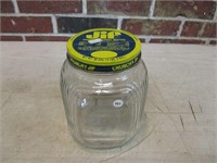 Vintage JIF Glass Jar with Lid