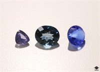 Blue Gemstones / 3 pc