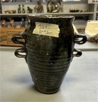Signed Baldwin 1966 Stoneware Pottery Vase