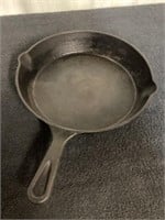 G) cast iron skillet in nice condition. It