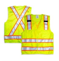 Yel HV Safety Vest Unisex Safety Vest with R