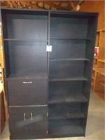 large black book shelf