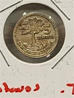 1956 5 centavos. 720 silver