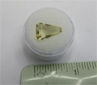 4.17 cts Citrine Quartz Trillion Cut