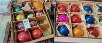 2 Boxes of Glass Christmas Balls