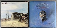 2pc Classic Rock Vinyl Records w/ Rush