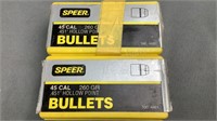 (Approx 4.5) lbs of Speer 45 Cal HP Bullets