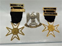 Fraternal pins