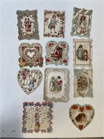 Antique Valentine Greeting Card Lot