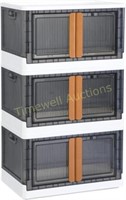 Storage Bins with Lids - 19 Gal  3 Pack