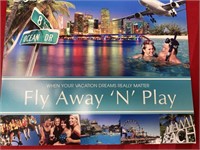 Round trip airfare for two plus 2 nights stay at