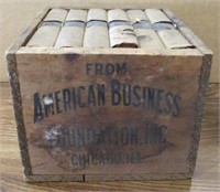 Antique American Business Foundation Book Set