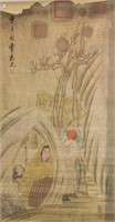 Cao Xiuxian 1708-1784 Watercolour on Paper Roll