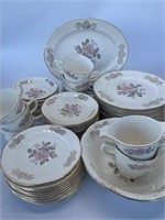 Vtg Homer Laughlin Queen Esther Dinnerware -