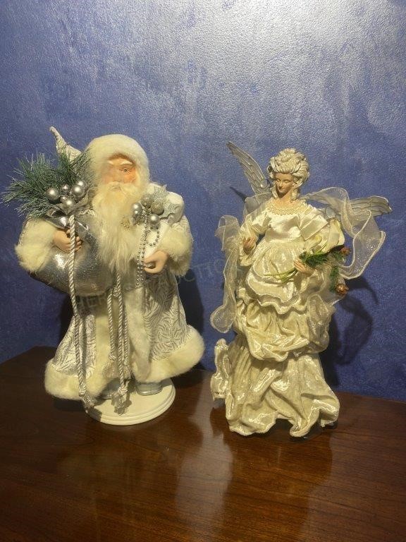 Santa & Angel Statues