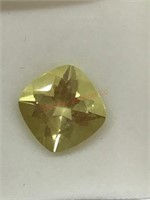 4.10CT 11X11MM CU IRR LEMON CITRINE