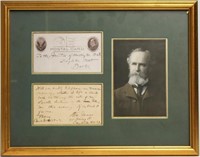 1906 William James-Autographed Postcard