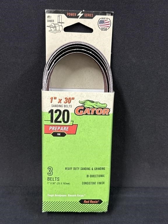 Gator Sanding Belt 120 Grit  Power Tool Sandpaper