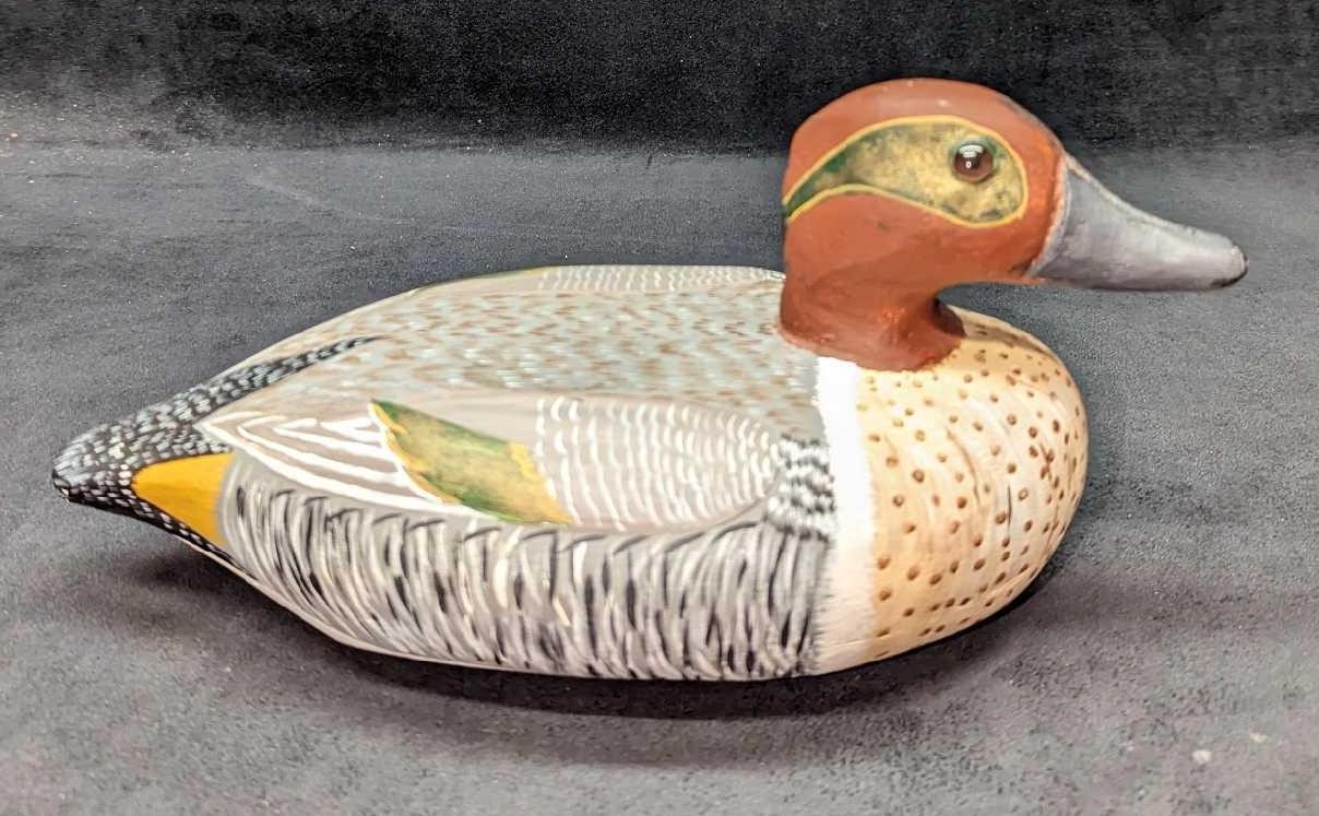 P&D Drake Green Winged Teal Duck Decoy