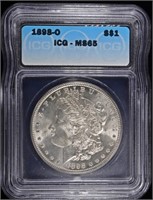 1898-O MORGAN DOLLAR ICG MS65