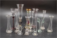 COLLECTION OF FLUTED GLASSWARE