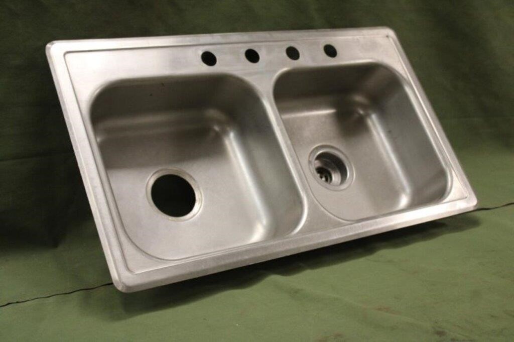 Stainless Sink Approx 32"x19"