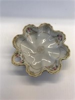Nippon hand painted candy dish