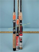 3 fishing rods Berkley & Abu Garcia Conolon