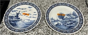 Blue and White Platters