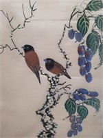Asian Painting on Silk, Signed