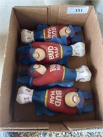 4 - BUD MAN ACTION FIGURES