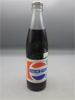 VTG Polish Full Glass Pepsi Bottle - Nench-Kona