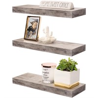 WF2027  Sorbus Floating Shelf 16.25" Grey