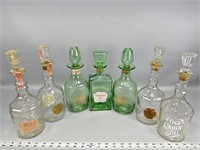 (7) cabin still whiskey decanters