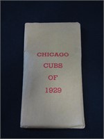 1929 CHICAGO CUBS APBA BASEBALL CARD LOT