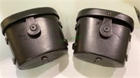 Lot of two military binocular cases with