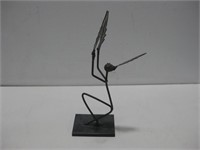 11" Metal Art Leaf Dancer Sculpture