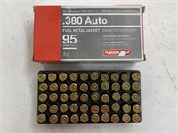 Aguila .380 ammo - 50 cartridges