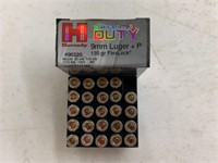 Hornady Critical Duty 9mm ammo - 24 cartridges