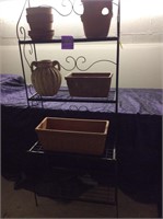Shelving and pots