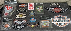 MIXED LOT HARLEY DAVIDSON PATCHES (NEW)