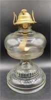 Antique Glass Oil Lamp Base
