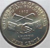 Uncirculated 2004 d. Louisiana purchase nickel