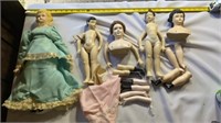 Antique Bisque Dolls, Heads, Arms, Legs
